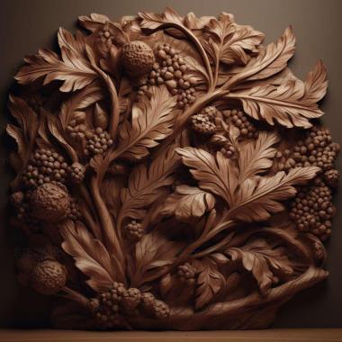 Patterns and decorations stl Rhopalum 2 3d model
